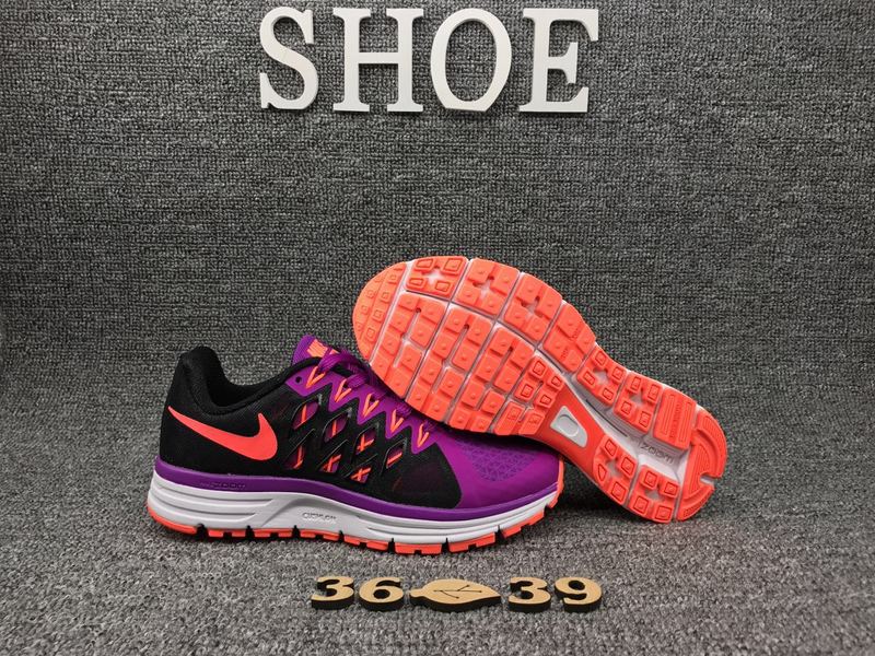 Women Nike Zoom Vomero 9 Purple Orange Black Shoes - Click Image to Close